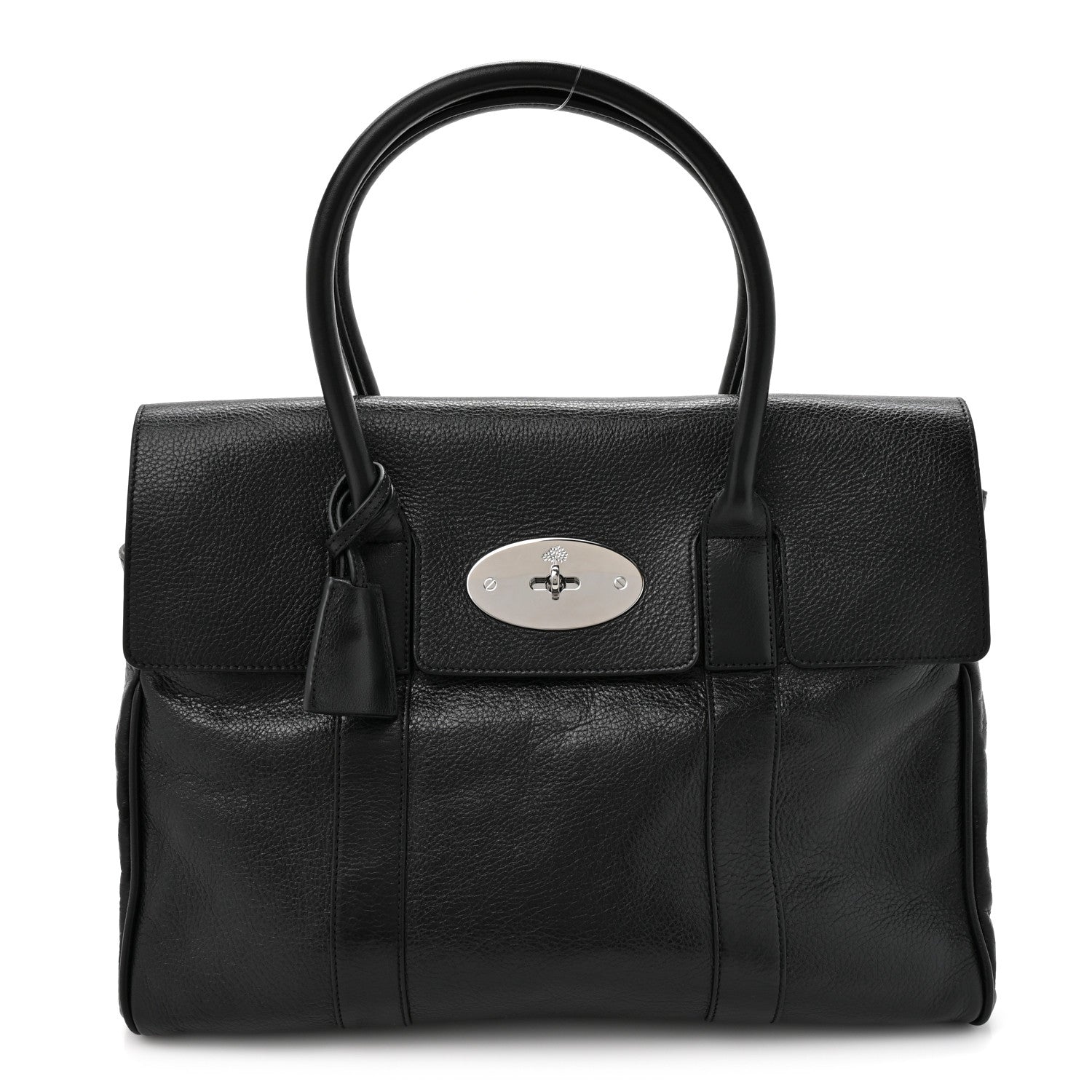Mulberry Small Classic Grain Bayswater Black 1 of 9