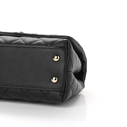 Chanel Caviar Quilted Mini Coco Handle Flap Black 9 of 9
