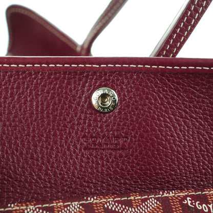 Goyard Goyardine Sac Hardy Pet Carrier PM Burgundy 7 of 9