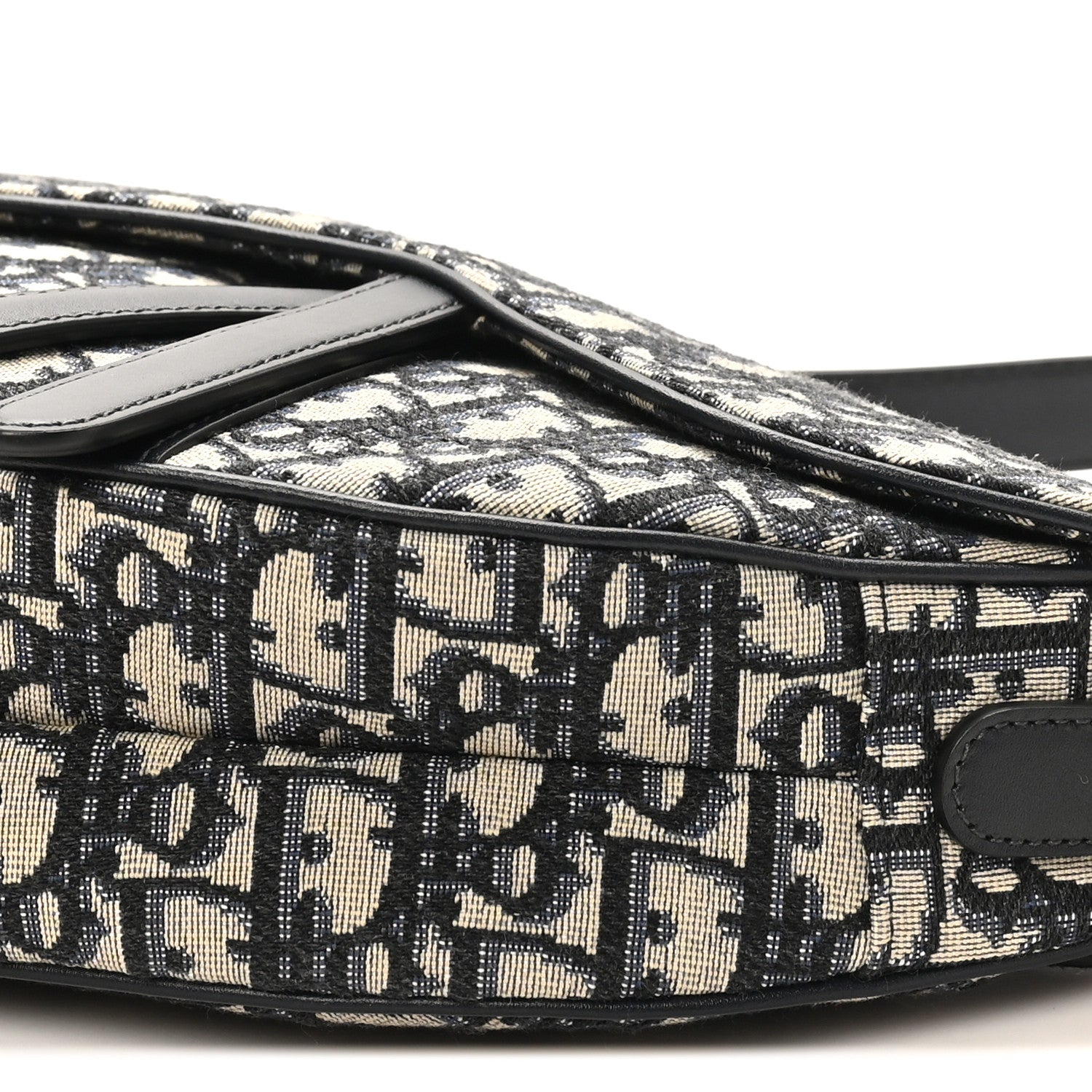 Christian Dior Oblique Saddle Bag Blue 10 of 10