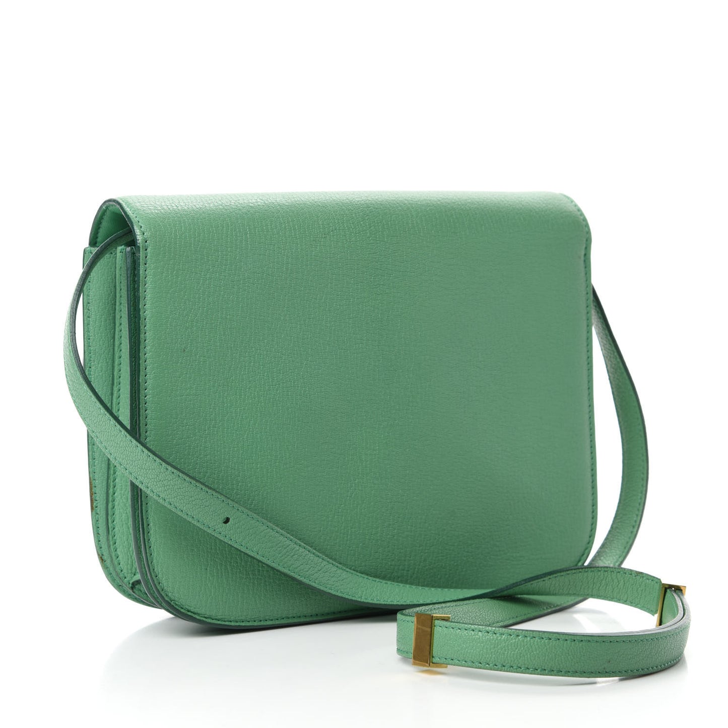 Goatskin Medium Classic Box Flap Bag Palm