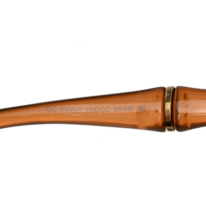 Gucci Bamboo Effect Sunglasses GG 3508/S Brown 5 of 8