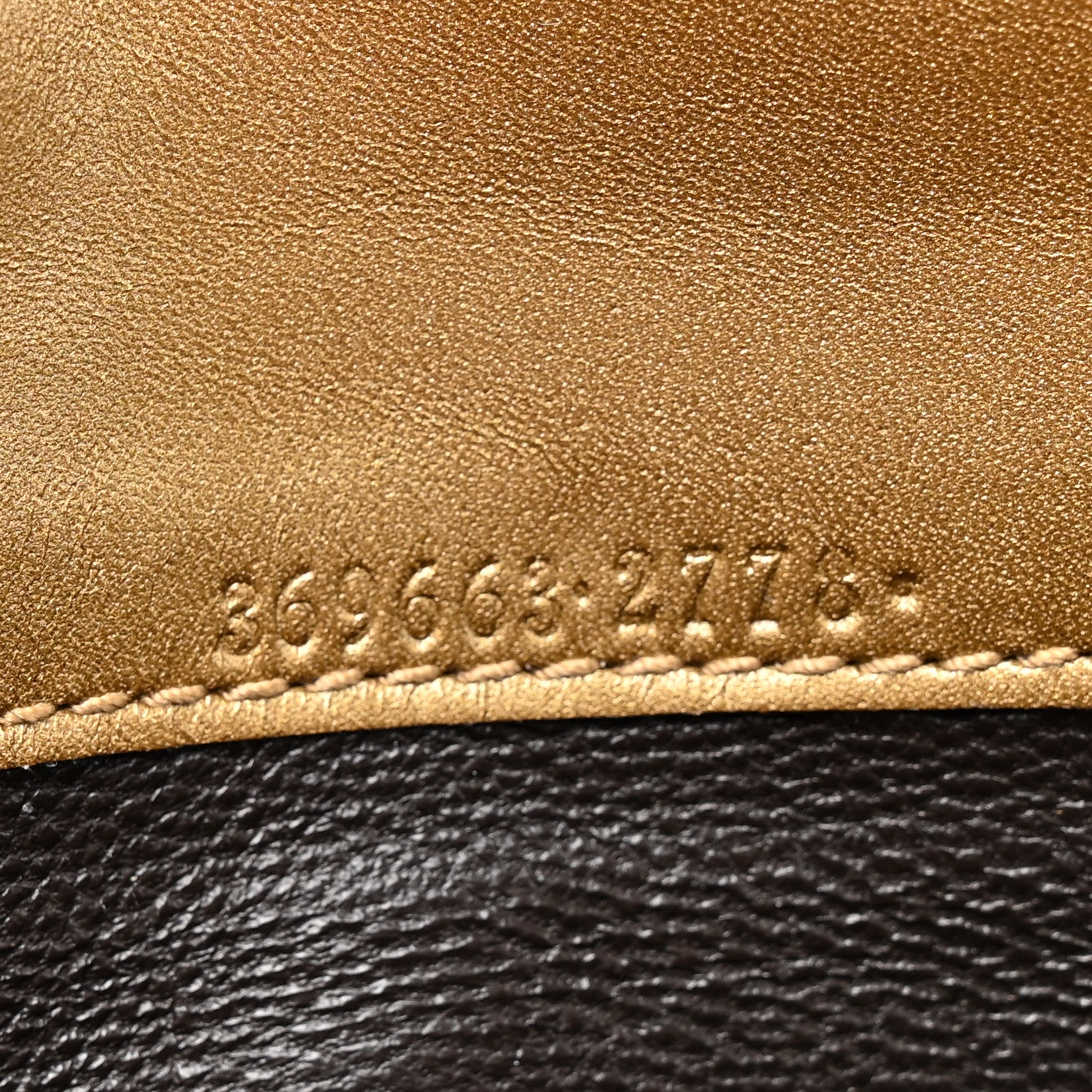 Gucci Laminated Lizard Icon Continental Wallet Gold 8 of 11