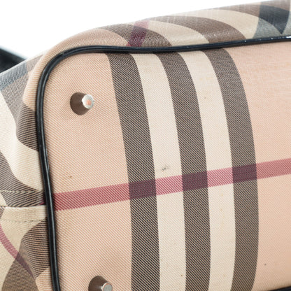 Burberry Nova Check Medium Tote Black 2 of 14