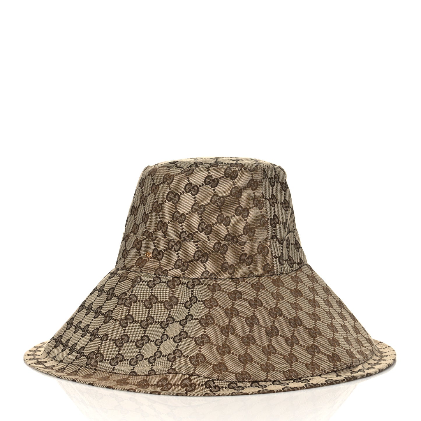 Monogram Wide Brim Hat L Beige