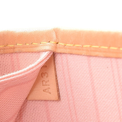 Louis Vuitton Damier Azur Neo Neverfull MM Rose Ballerine 9 of 14