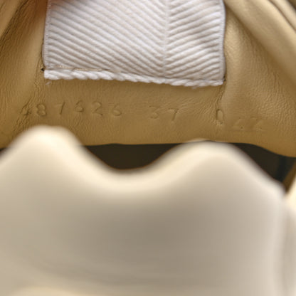 Gucci Calfskin Tiger Rhyton Sneakers 37 Ivory 8 of 11
