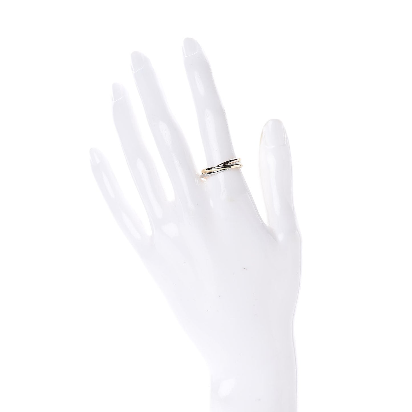 18K Pink Yellow White Gold Extra Small Les Must De Trinity Ring 51 5.75