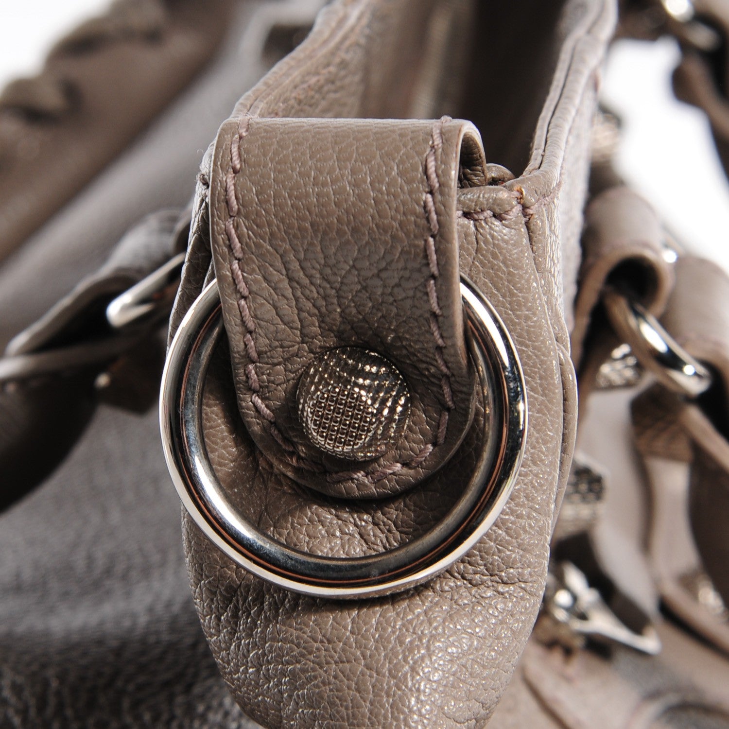 Balenciaga Chevre Giant 12 Silver Hardware Hamilton Velo Gris Poivre 10 of 13