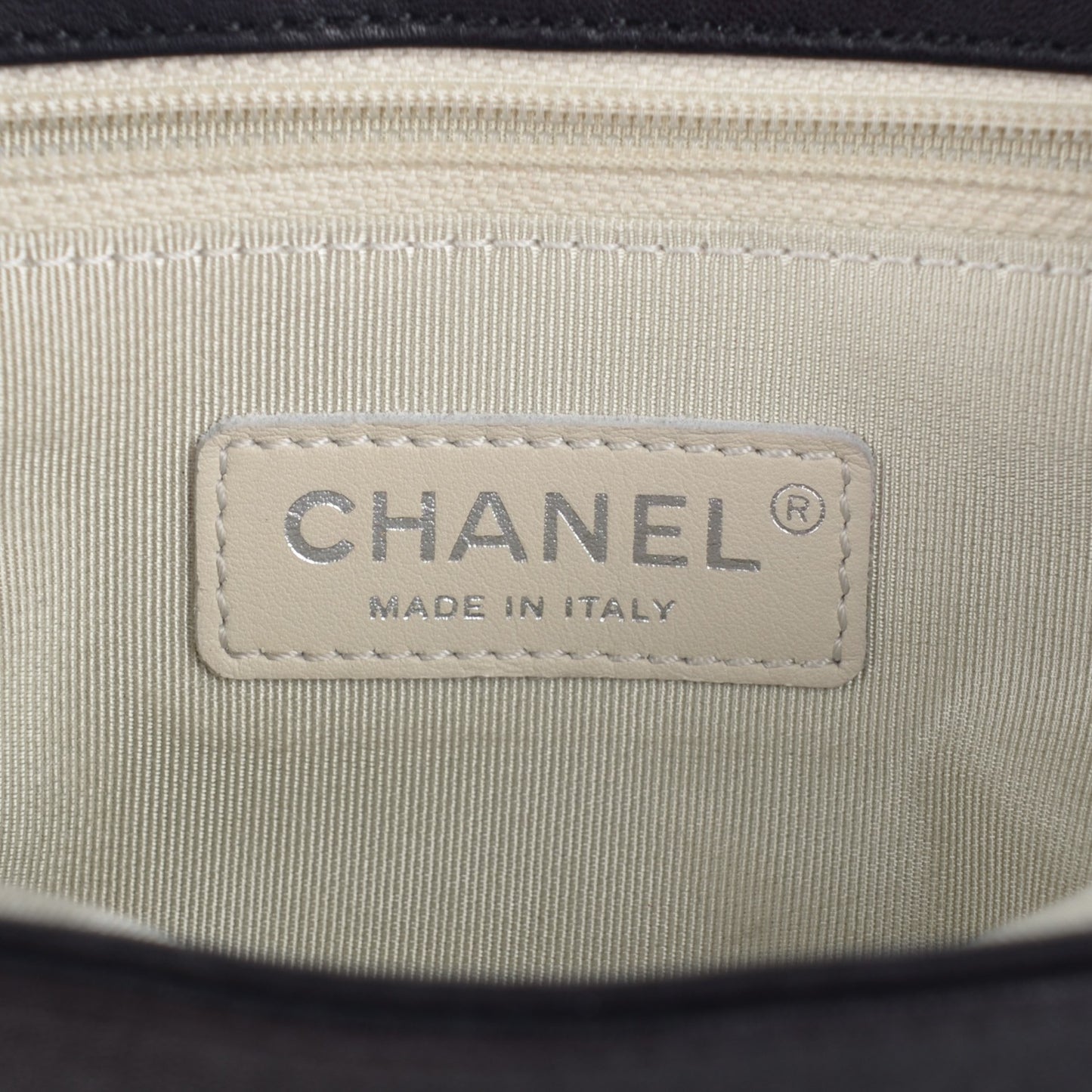 Washed Lambskin Chain Around Mini Flap Black