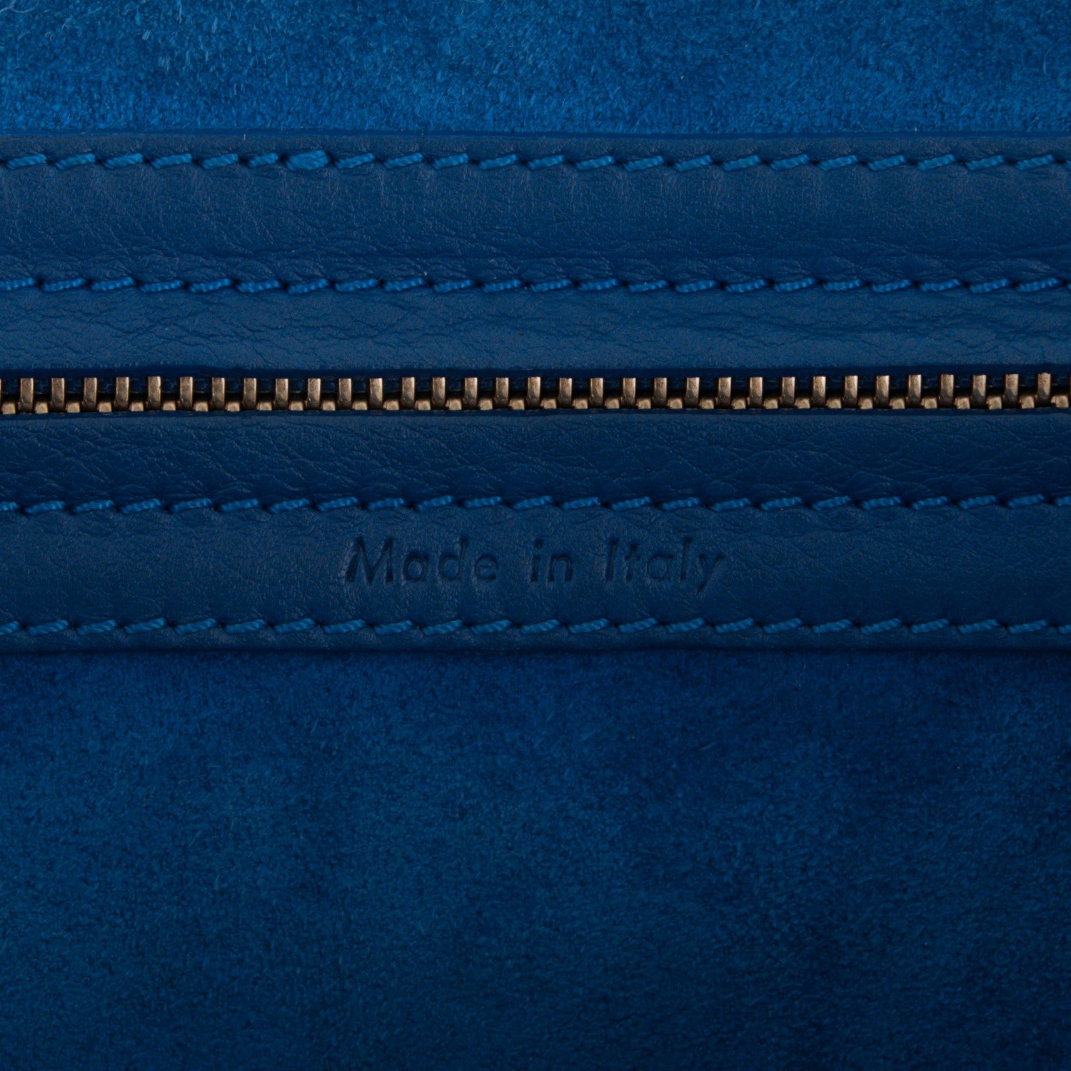 Celine Supple Calfskin Medium Phantom Luggage Royal Blue 6 of 7