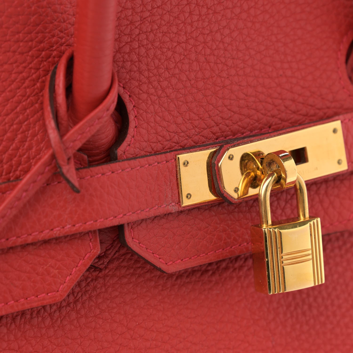 Hermes Togo Birkin 35 Rouge Casaque 14 of 18