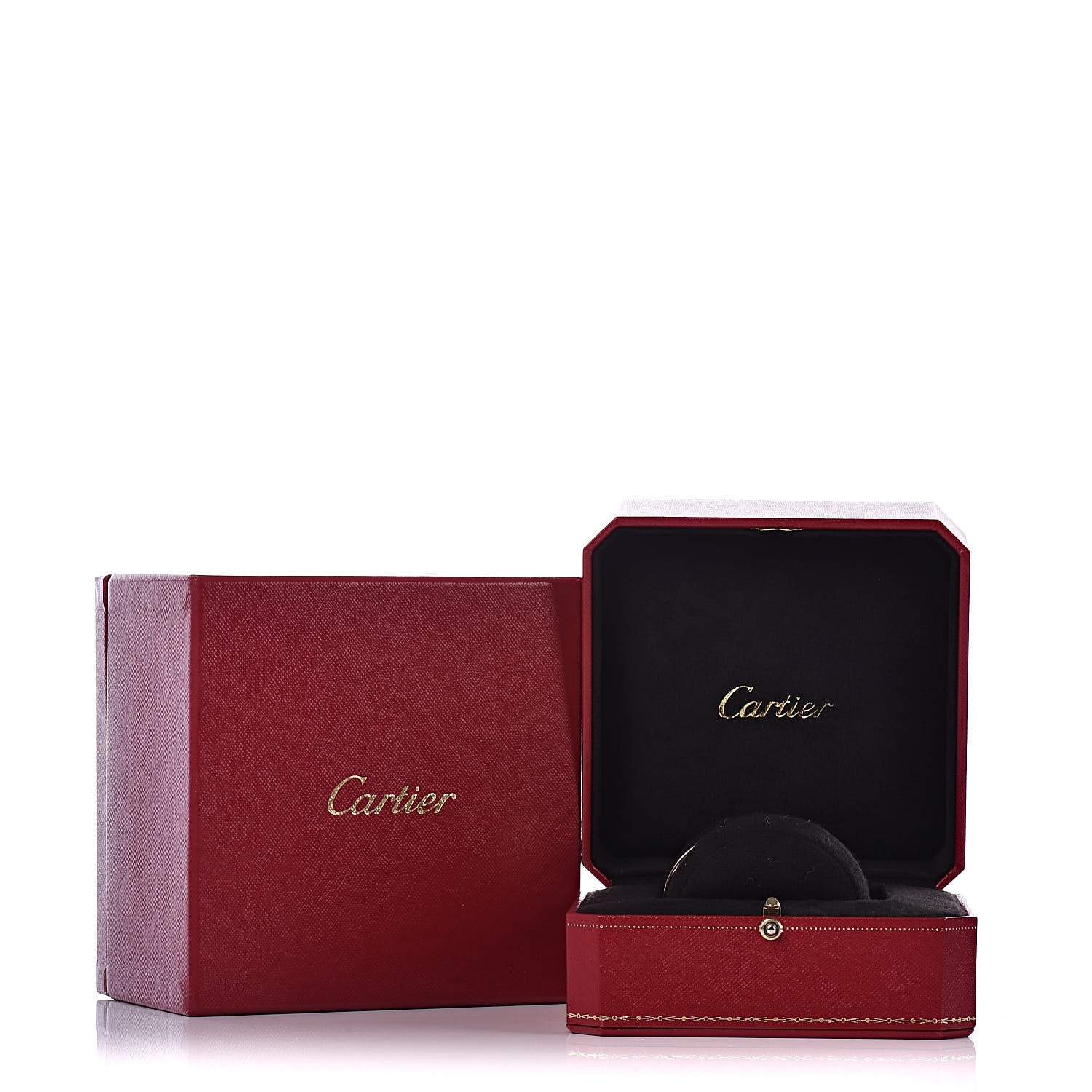 Cartier 18K Pink Gold Pink Sapphire LOVE Cuff Bracelet 17 5 of 5