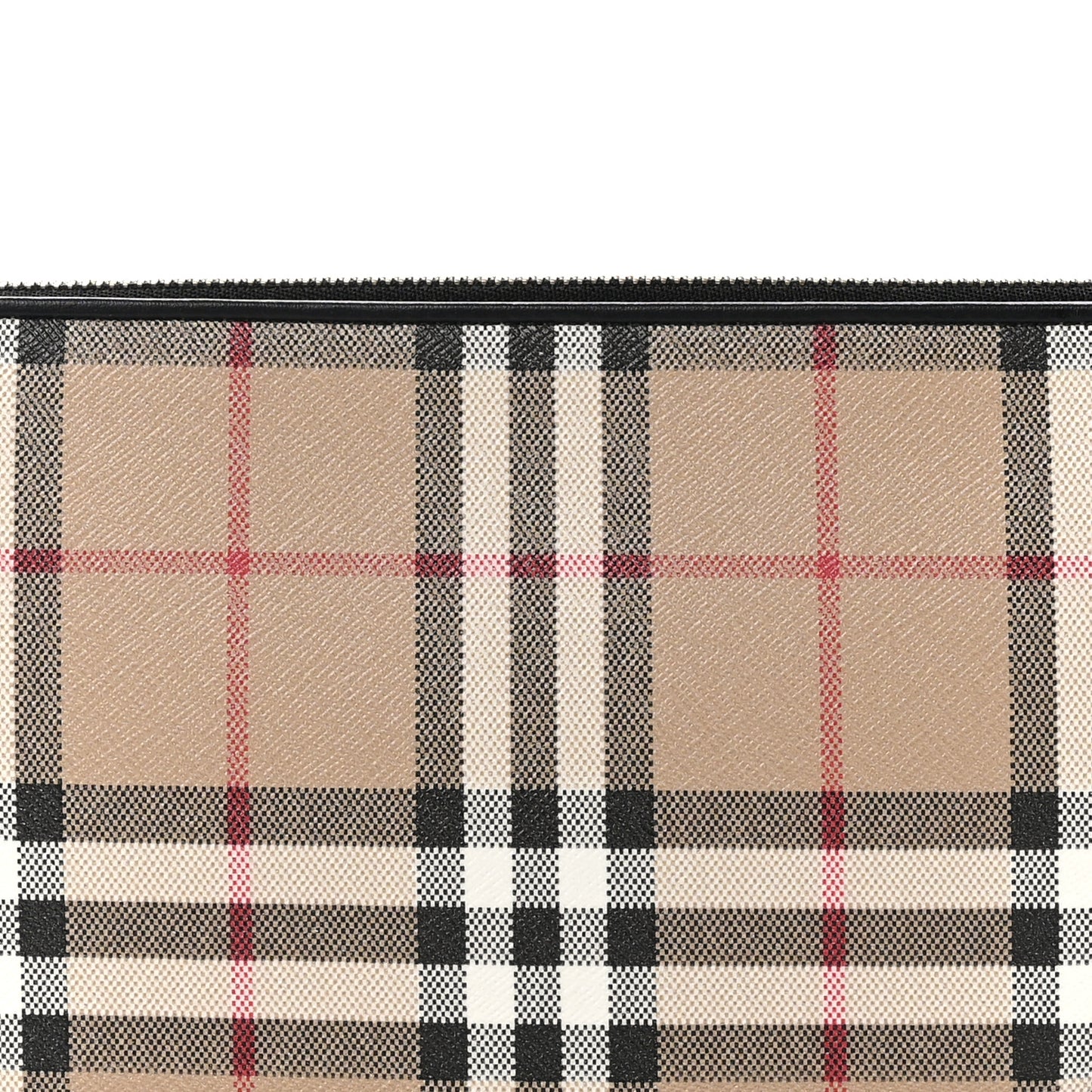Vintage Check Calfskin Olympia Slim Pouch Archive Beige