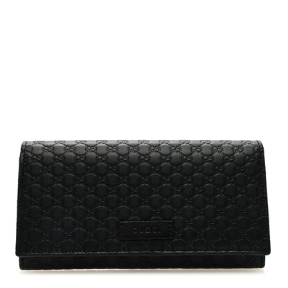 Gucci Soft Microguccissima Continental Wallet Black 1 of 8