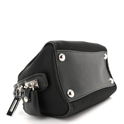 Prada Nylon Saffiano Re-Edition 2005 Top Handle Crossbody Bag Black 4 of 13