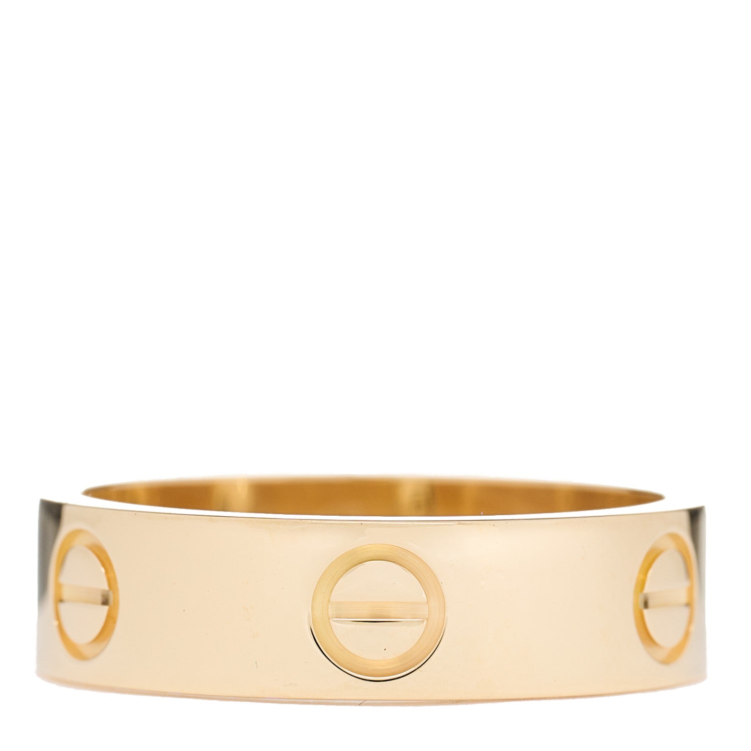 Cartier 18K Yellow Gold 5.5mm LOVE Ring 54 6.75 1 of 4