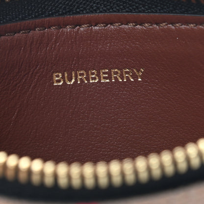 Burberry E-Canvas Calfskin Icon Stripe Zip Coin Case Archive Beige 6 of 6