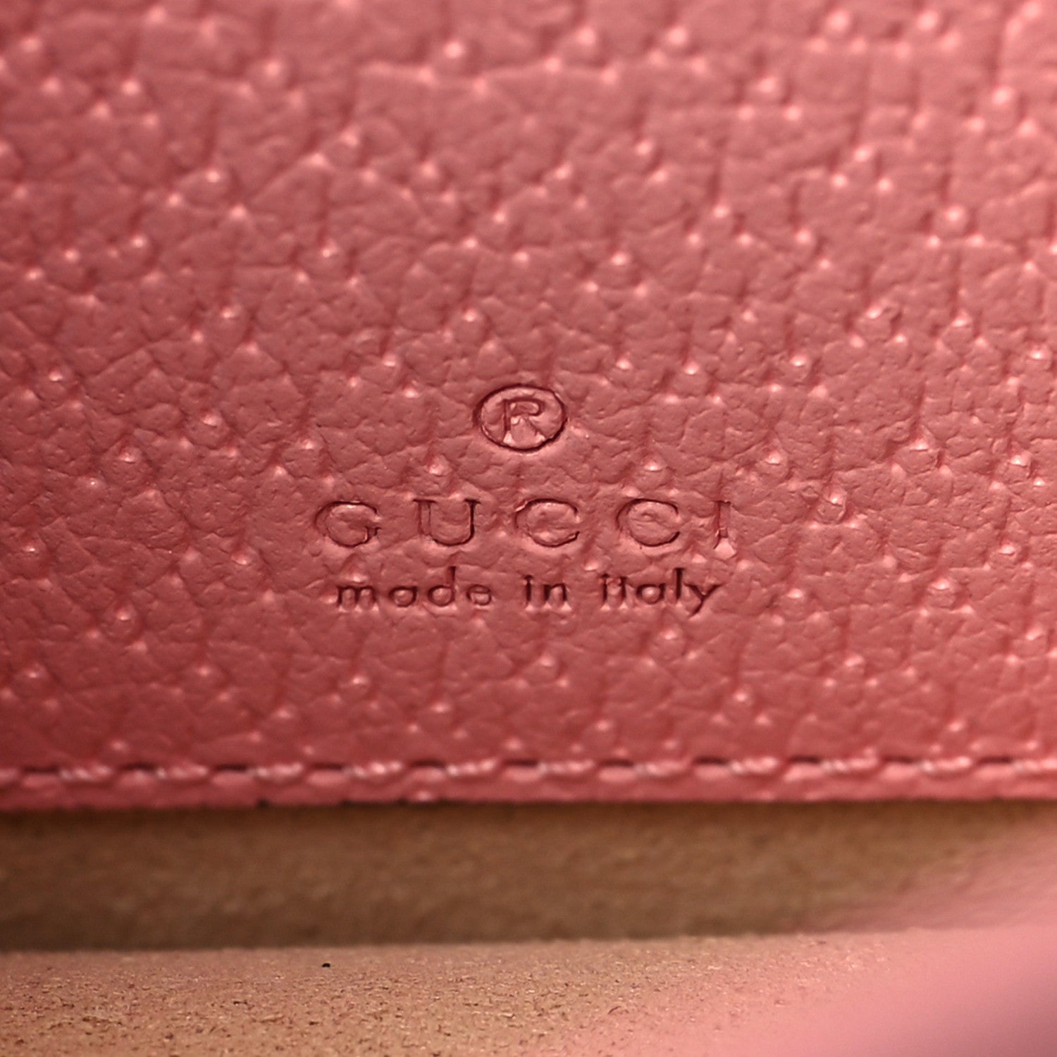 Gucci Textured Dollar Calfskin Mini Diana Chain Bag Wild Rose 5 of 11