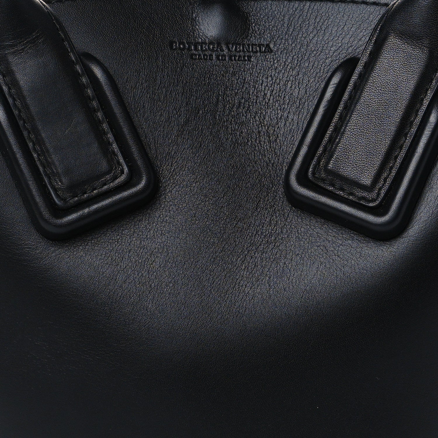 Bottega Veneta Calfskin Small Basket Tote Black 8 of 9