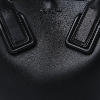 Bottega Veneta Calfskin Small Basket Tote Black 8 of 9