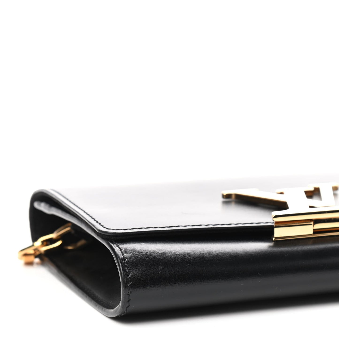Calfskin Chain Louise MM Black