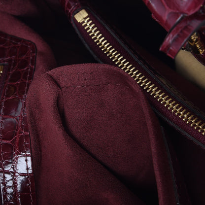 Louis Vuitton Monogram Python Alligator Monogramissime Exotic Shopper GM Bordeaux 7 of 9