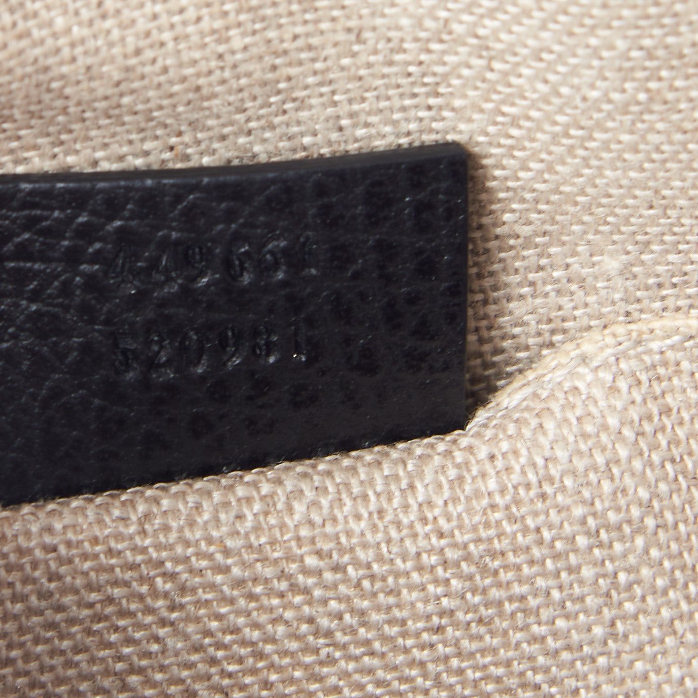 Dollar Calfskin Small GG Charm Dome Bag Black