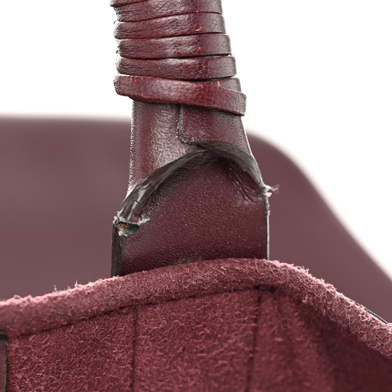 Givenchy Calfskin Medium Whipstitch Antigona Tote Oxblood 12 of 13