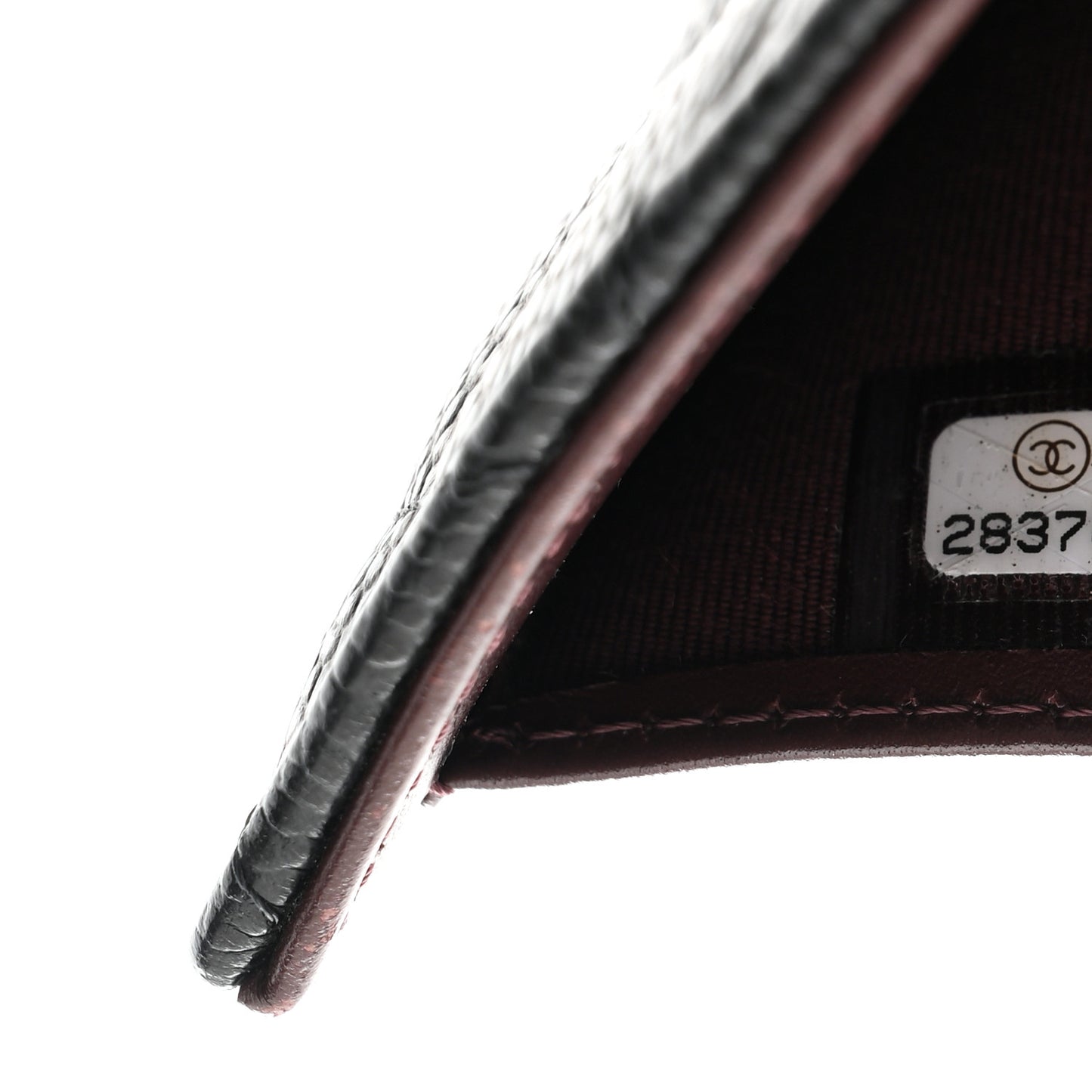 Caviar Quilted Compact Flap Wallet Black