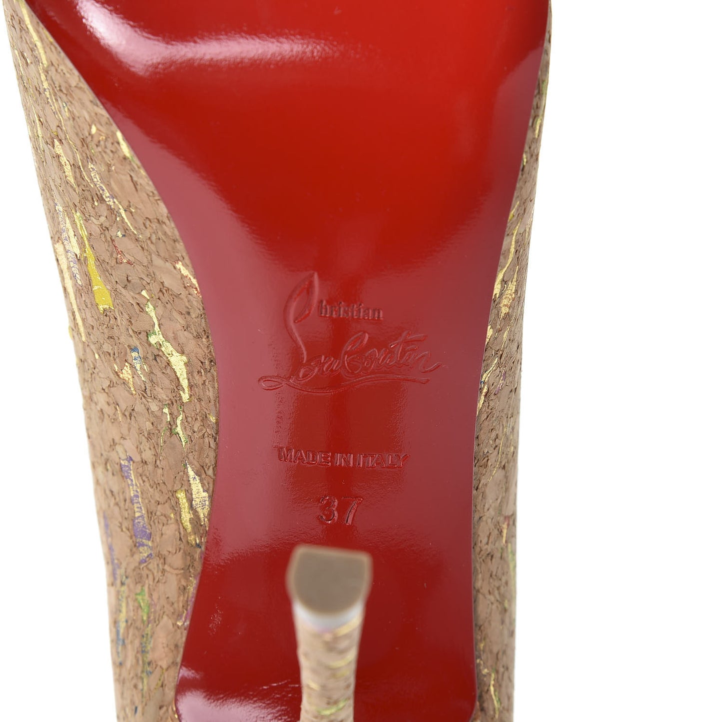 Liege Lame Decoltish 100 Pumps 37 Multicolor