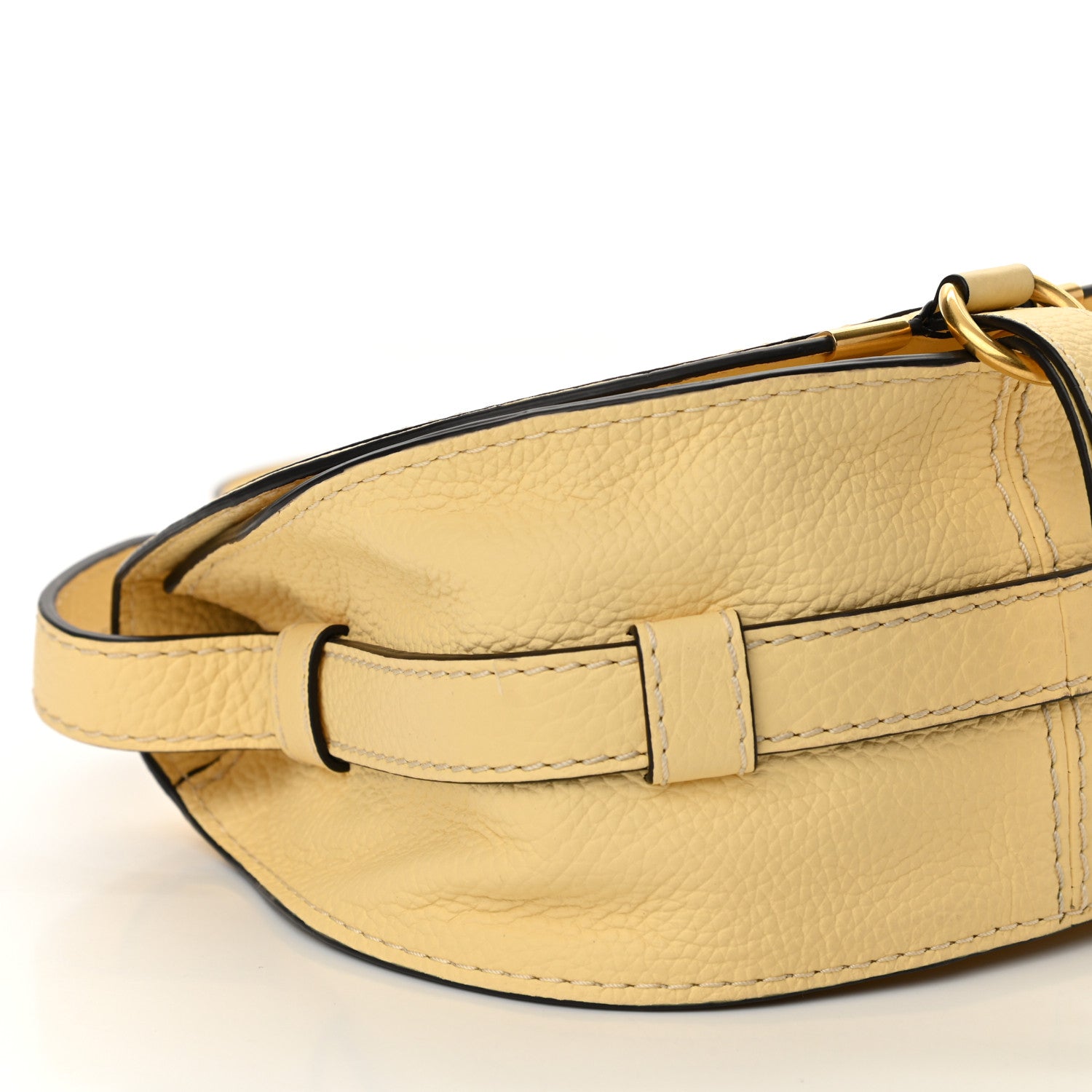 Chloe Calfskin Mini Marcie Round Crossbody Bag Sunlight 7 of 8