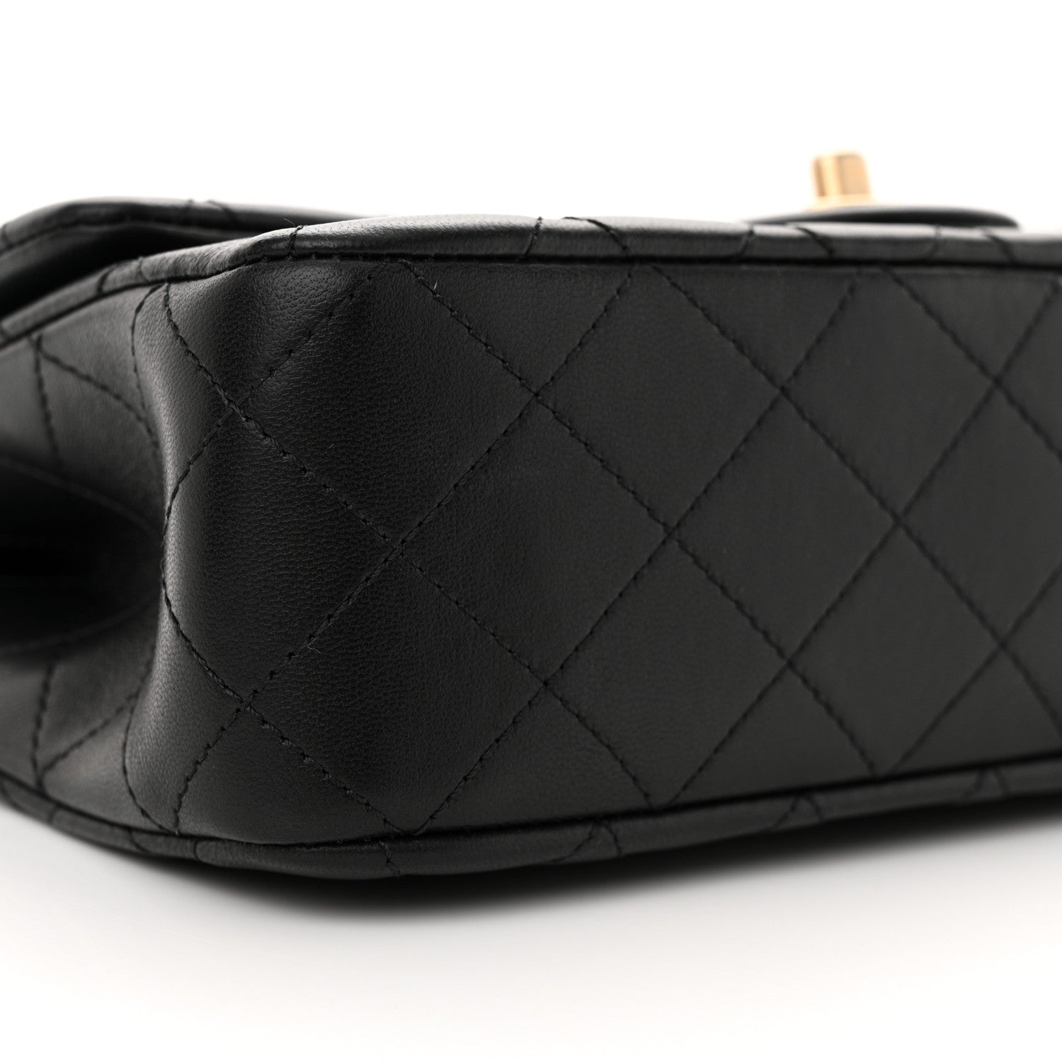 Chanel Lambskin Quilted Small Sweet Camellia Flap Black 9 of 11