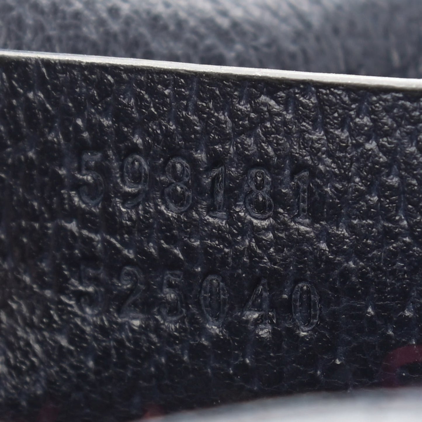 Covered Wool GG Monogram Slim Belt Bag Navy Red