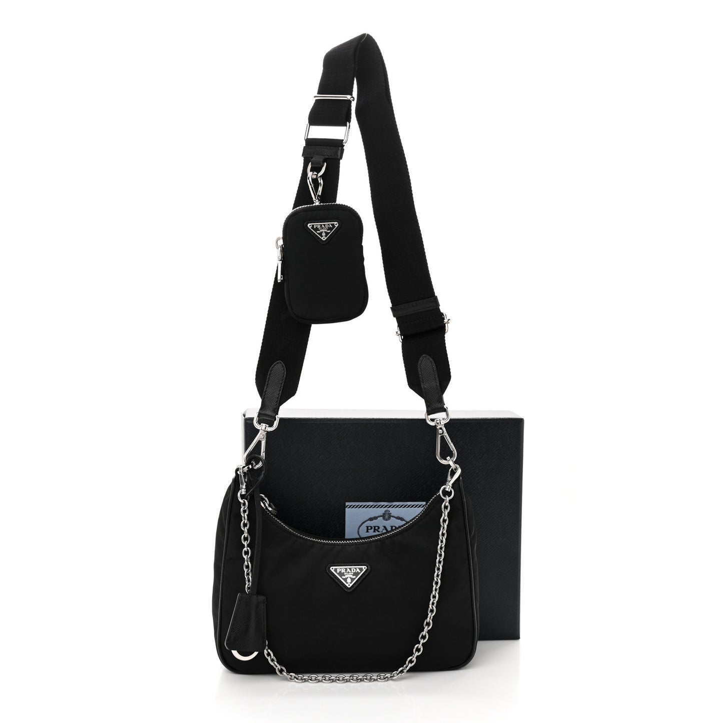 Nylon Re-Edition 2005 Shoulder Bag Black