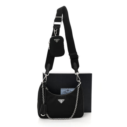 Prada Nylon Re-Edition 2005 Shoulder Bag Black 10 of 10