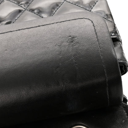 Chanel Patent Quilted Medium Double Flap Black 11 of 11