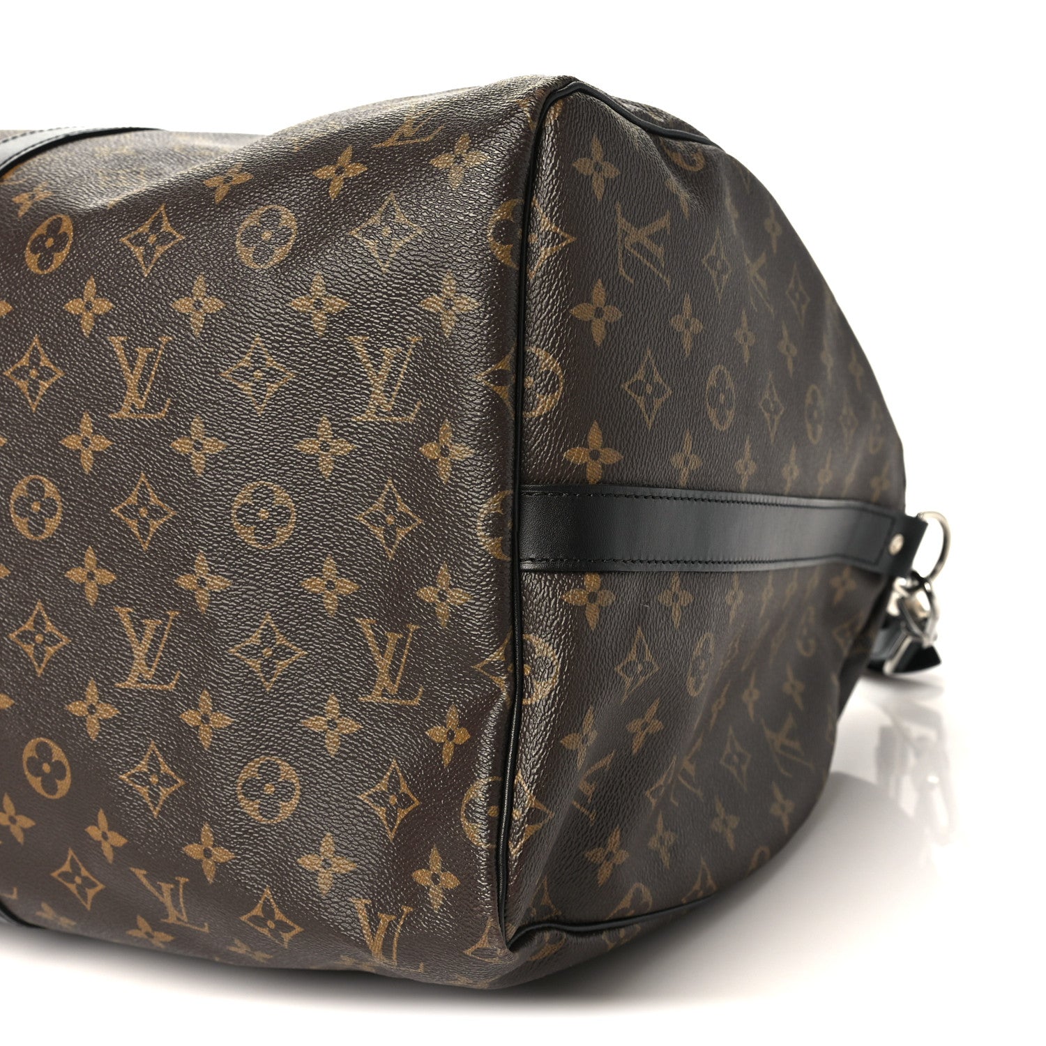 Louis Vuitton Monogram Macassar Keepall Bandouliere 55 8 of 9