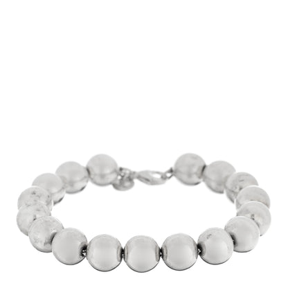 Tiffany Sterling Silver 10mm Hardwear Ball Bracelet 1 of 4