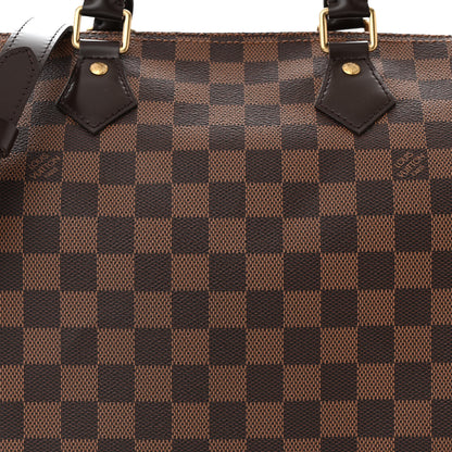 Louis Vuitton Damier Ebene Speedy Bandouliere 30 8 of 10