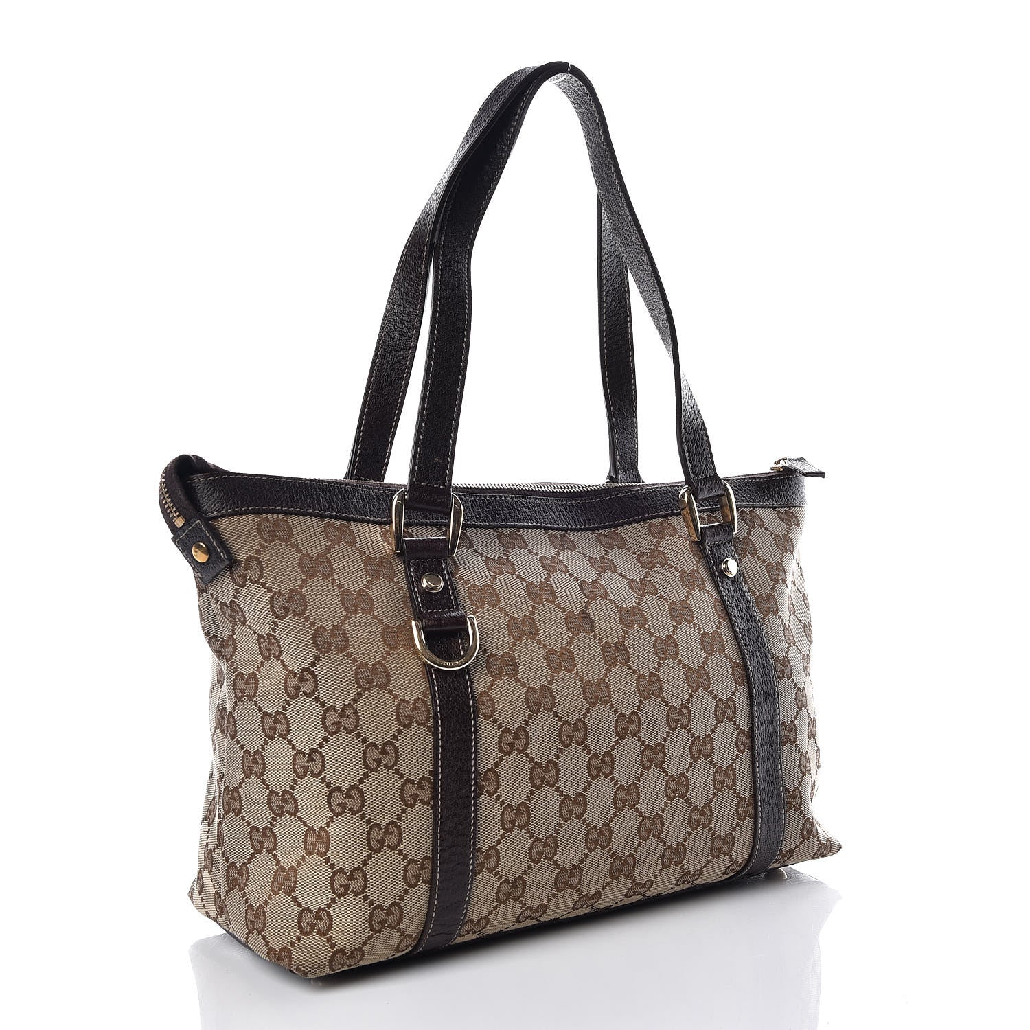 Gucci Monogram Medium Abbey Tote Brown 3 of 21