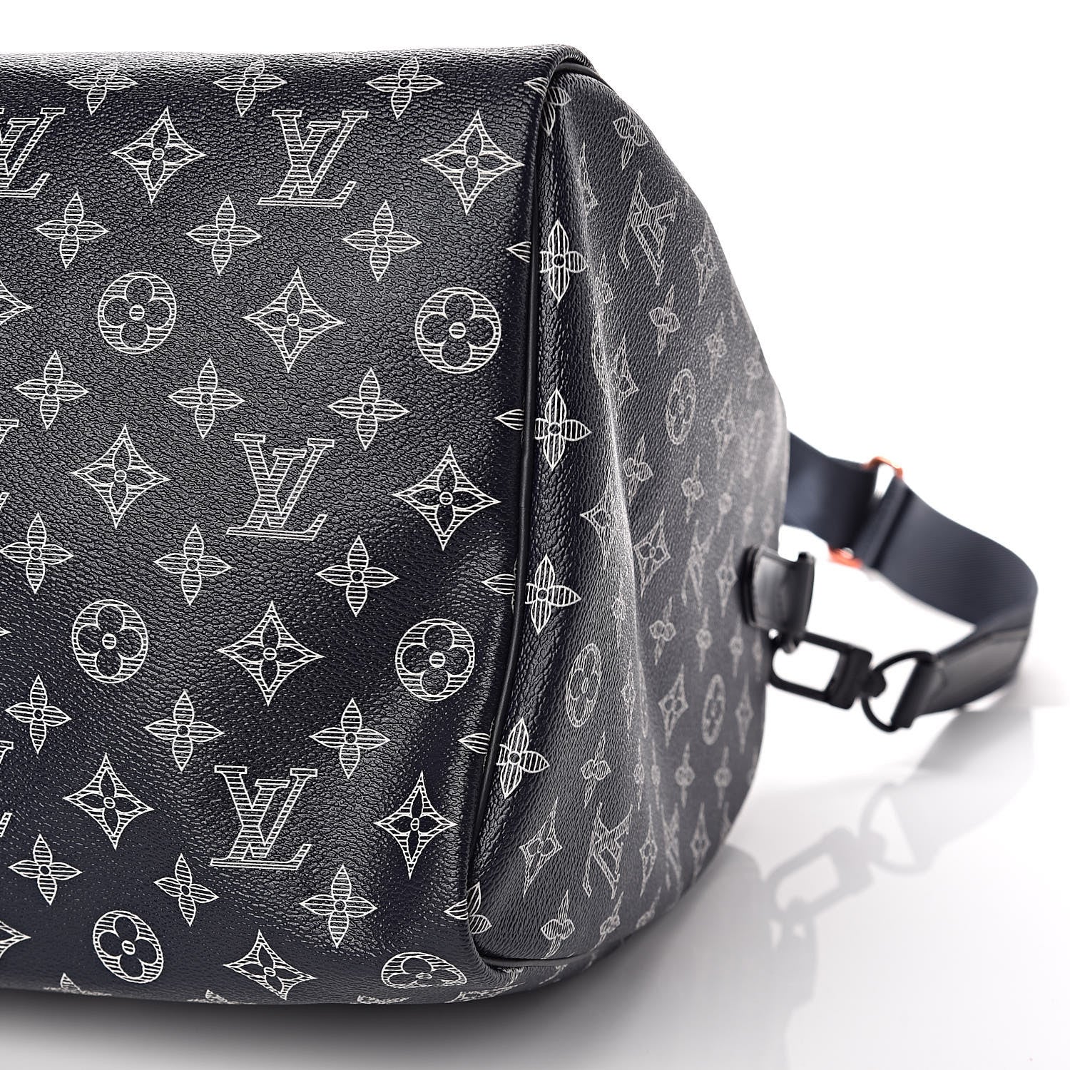 Louis Vuitton Monogram Upside Down Keepall Bandouliere 50 Ink 9 of 9