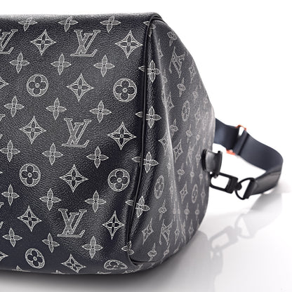 Louis Vuitton Monogram Upside Down Keepall Bandouliere 50 Ink 9 of 9