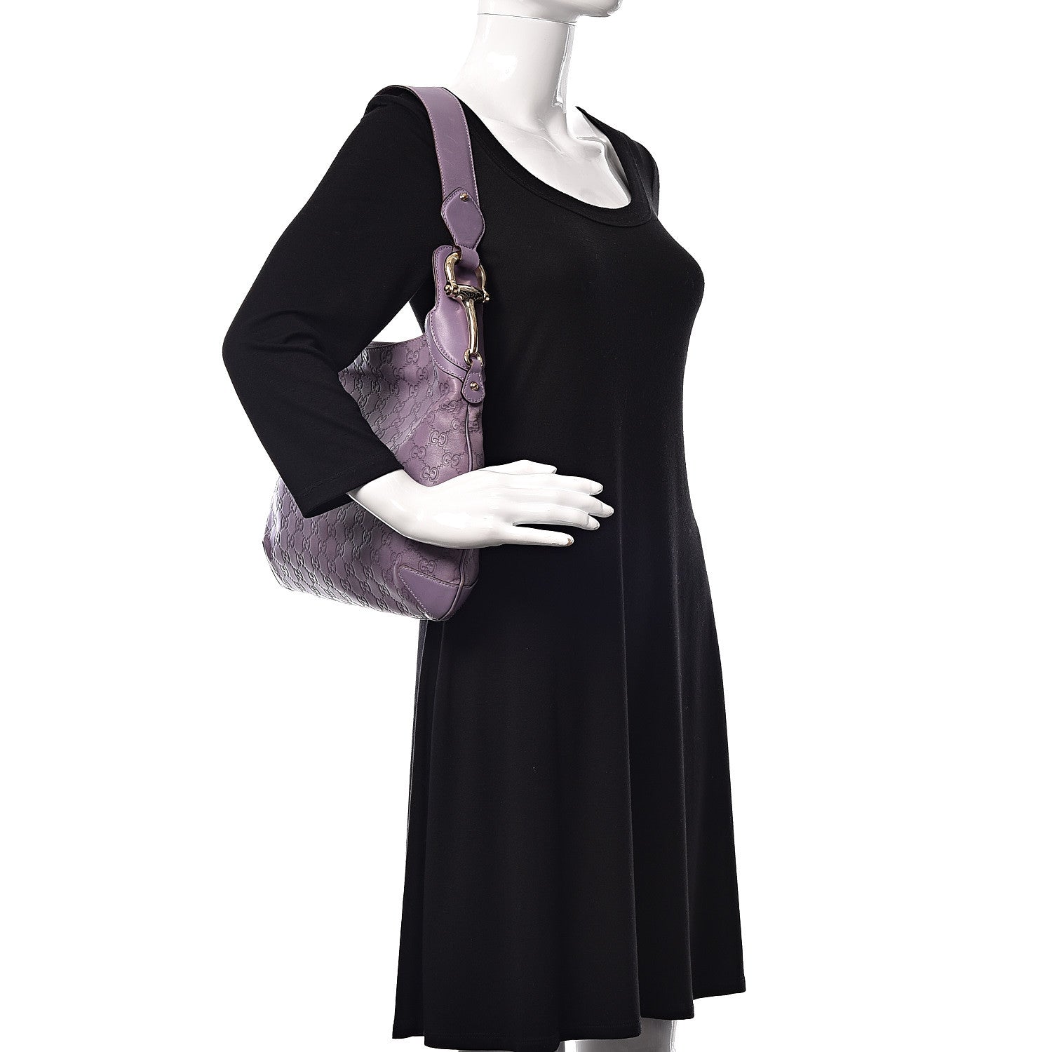 Gucci Guccissima Creole Hobo Purple 2 of 10