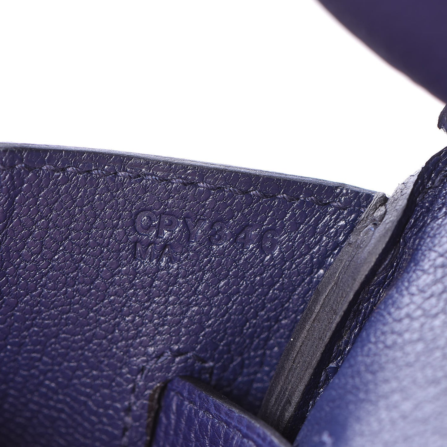 Togo Birkin 35 Bleu Encre