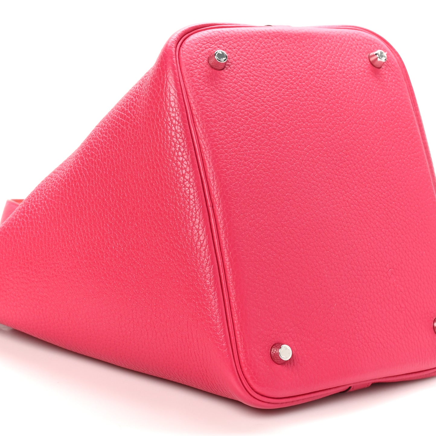Taurillon Clemence Swift Eclat Picotin Lock 22 MM Rose Mexico Rouge De Coeur