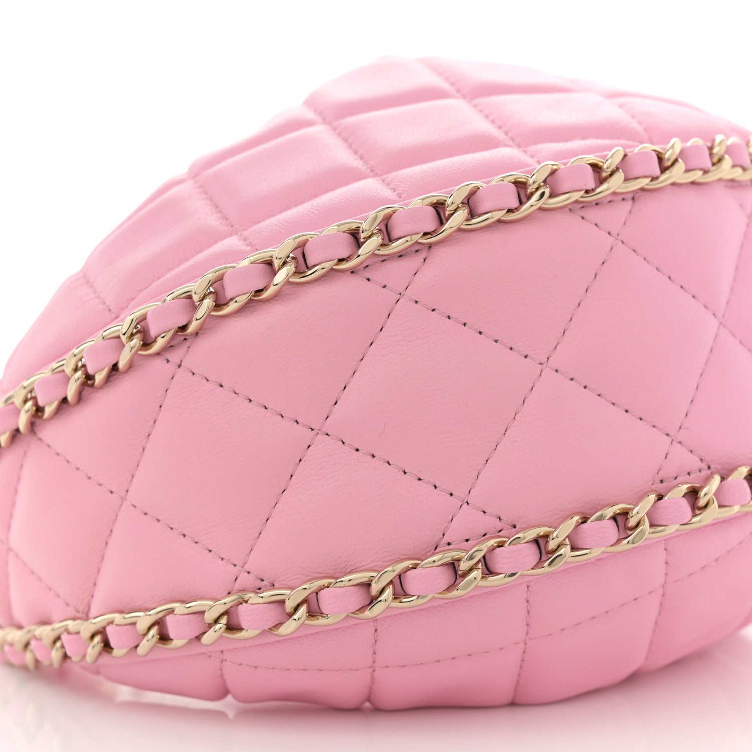 Chanel Lambskin Quilted Small Hobo Bag Pink 9 of 11