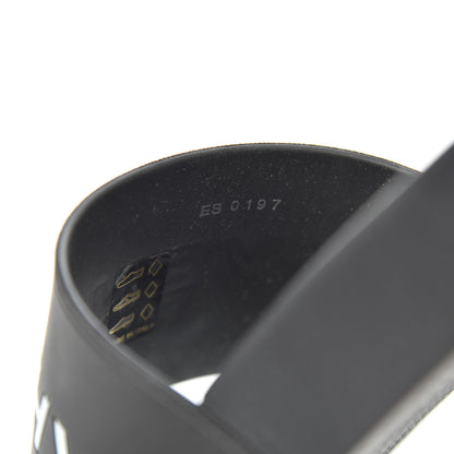 Givenchy Rubber Logo Mens Pool Slide Sandals 41 Black 8 of 9