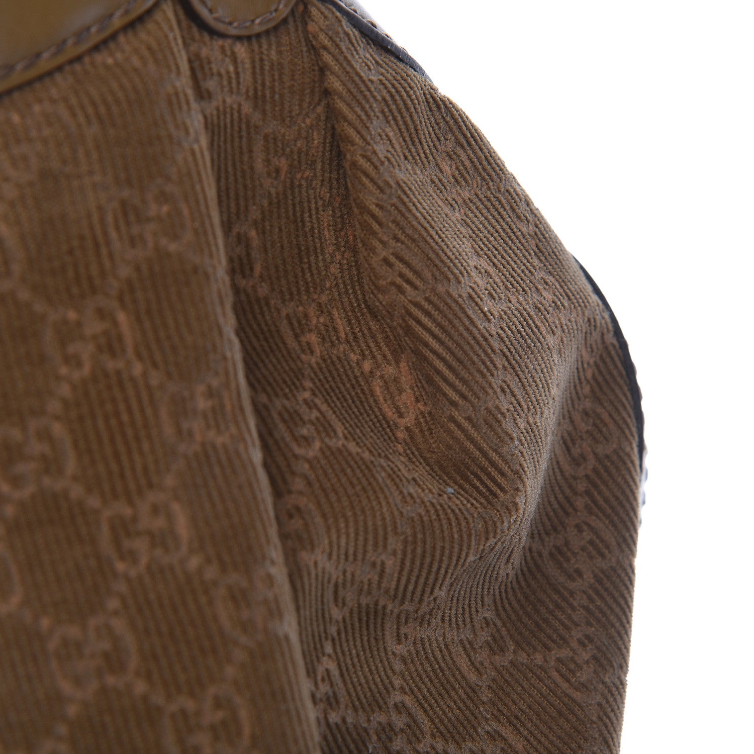Gucci Monogram Corduroy Medium Sukey Tote Brown 12 of 13