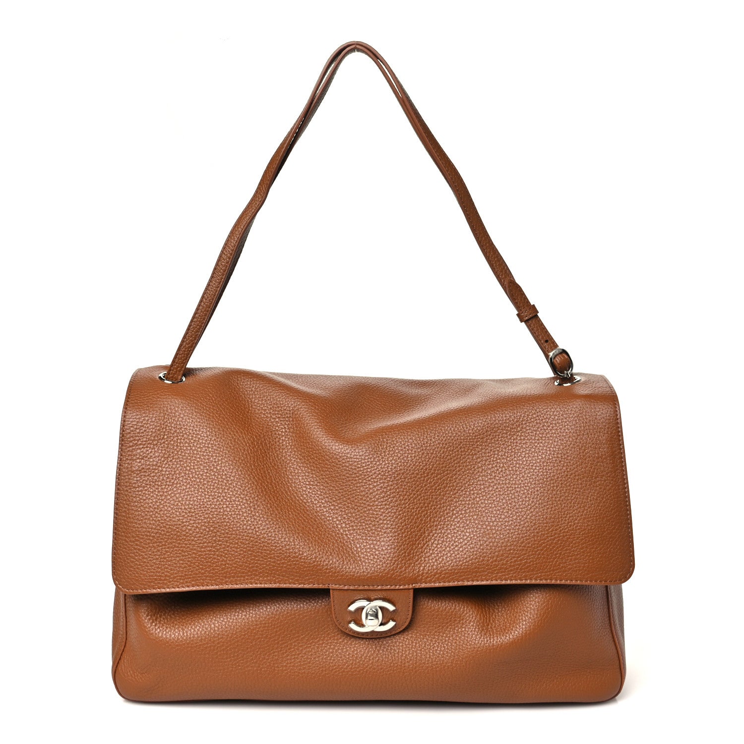 Chanel Grained Calfskin Souplissimo Maxi Flap Camel 1 of 11